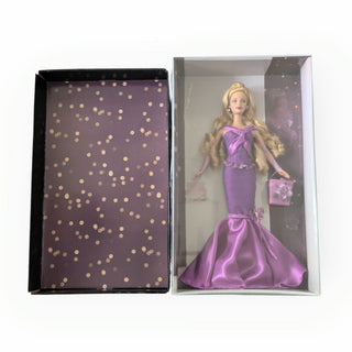 Birthday Wishes Barbie Silver Label Purple Dress 2004