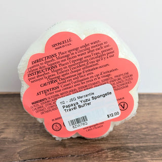 Papaya Yuzu Spongelle Travel Buffer Price is Firm