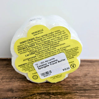 Coconut Verbena Spongelle Travel Buffer Price is Firm