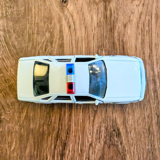 Pull Back White Police Car Toy