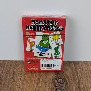 Monster Memory Matching Card Game