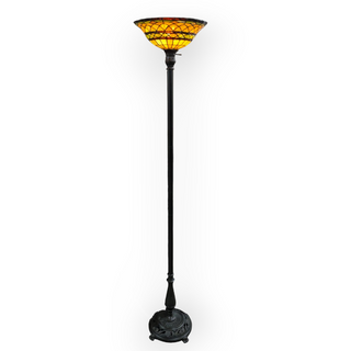 Stain Glass Tall Floor Lamp