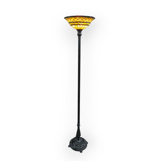 Stain Glass Tall Floor Lamp
