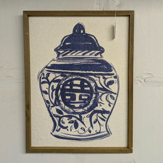 Chinoiserie Framed Art 16Hx12Wx1D