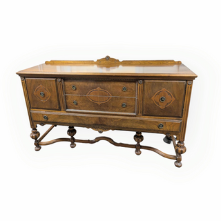 Beautiful Vintage Solid Wood Buffet 67Wx21Dx42H