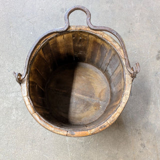 Vintage Water Bucket (Chinese) 12Wx12Dx12H