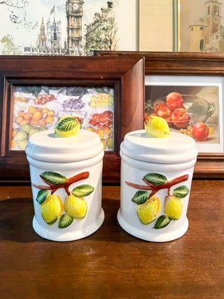 Lemon Lidded Jar