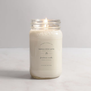 16oz Vanilla Spice Latte Candle