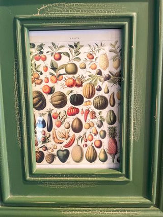 Veggies in Green Frame