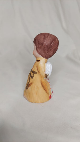 1978 Porcelain "Christmas Angel Wishing Bell" by JASCO japan