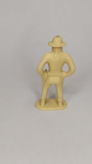 Lone Ranger Cowboy Robber by Marx Cream plastic