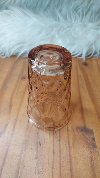 Beautiful Depression Pink Jelly Jam Glass Jar Tumbler