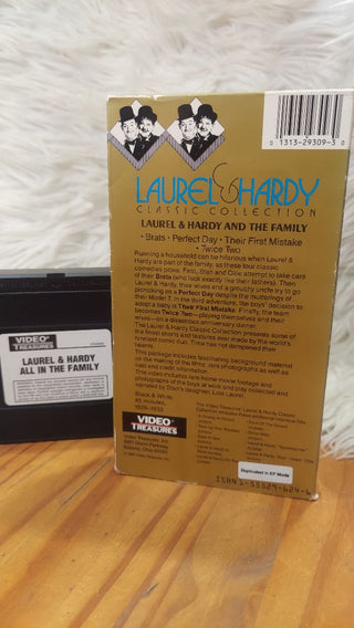 Laurel & Hardy and the Family (VHS, 1991) Video Treasures