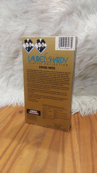 Laurel & Hardy Swiss Miss (VHS, 1991) Video Treasures