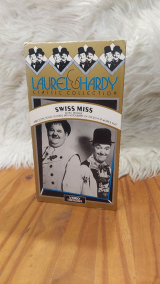 Laurel & Hardy Swiss Miss (VHS, 1991) Video Treasures