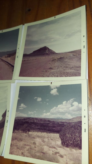 A. 1973 Roadtrip on Route 66 West, landscape photographs set of 4