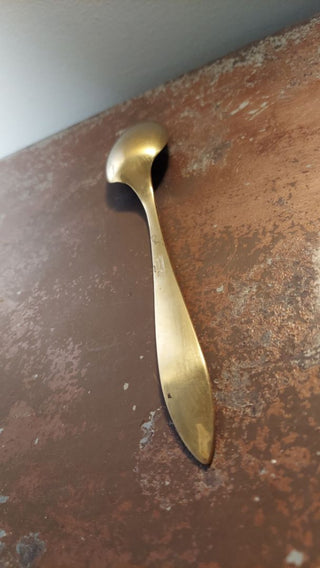 09. 1920s Regal Tablespoon Serving Spoon(A.B.Dirigold Sweden, Clover Backstamp) by Dirilyte-Dirigold - Goldware flatware