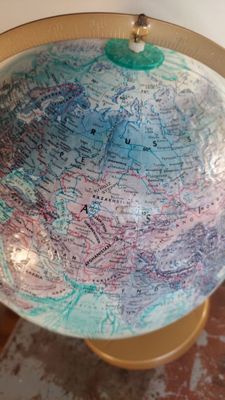Vintage 12”  “World Ocean Series” Desk Globe by Replogle (AS-IS)
