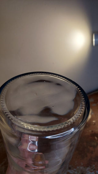 Large Clear Solution Apothecary medical pharmaceutical glass bottle with cork top