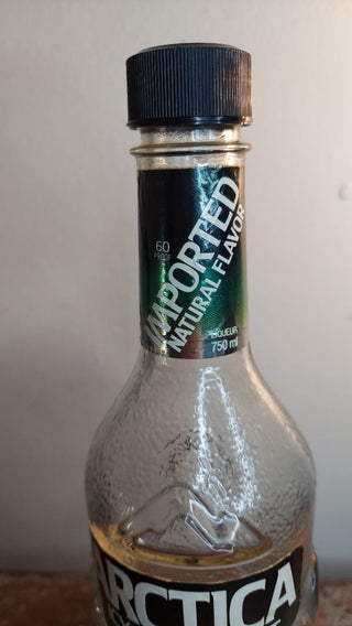 Extremely Rare - 1979 Arctica Icy Peppermint Schnapps by Arctica Distilling Corp, bottle by Dominion Glass Company “Domglas Ltd” - EMPTY - Breweriana