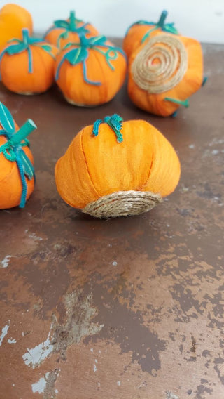 Mini farmhouse country pumpkin! Local made - as is
