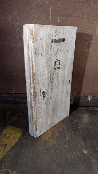 1940s Santa and Reindeer - illustration on distressed reclaimed wood wall art