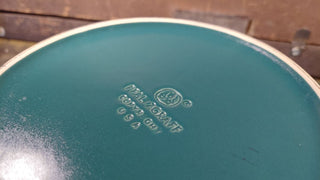 Solstice Green - Large Stoneware Serving Bowl by Pfaltzgraff USA - art pottery