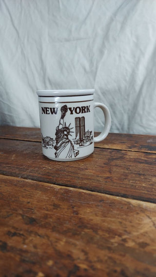 1980s Status Of Liberty - New York City Handled Mug - Coffee Tea