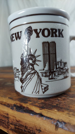 1980s Status Of Liberty - New York City Handled Mug - Coffee Tea
