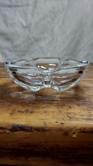 1970s Luxury Lead Crystal Cigar ashtray by Cristal D'arques France (AS-IS)