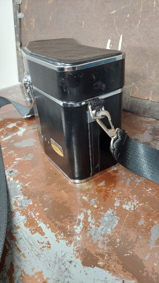 1960s Bell & Howell Director Series Camera Case, Custom Bag With Seatbelt Strap (As-Is)