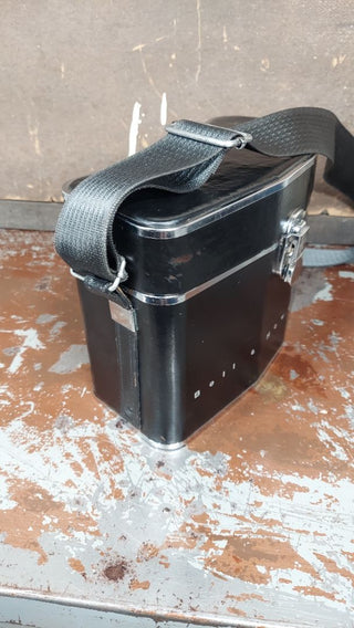 1960s Bell & Howell Director Series Camera Case, Custom Bag With Seatbelt Strap (As-Is)