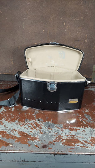 1960s Bell & Howell Director Series Camera Case, Custom Bag With Seatbelt Strap (As-Is)