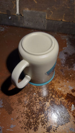 1978-84 Mod Pastel Rainbow California Stoneware Souvenir Mug