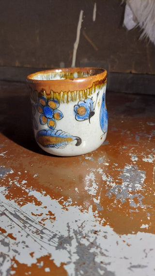 Blue Bird Stoneware Mug - Ken Edwards El Palomar, handcrafted in Tonalá, Mexico