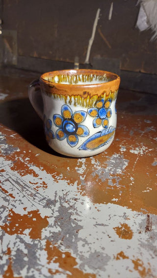 Blue Bird Stoneware Mug - Ken Edwards El Palomar, handcrafted in Tonalá, Mexico
