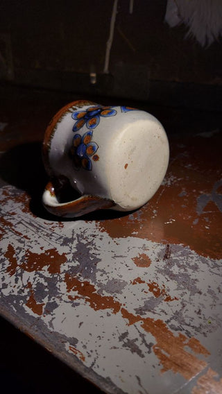 Blue Bird Stoneware Mug - Ken Edwards El Palomar, handcrafted in Tonalá, Mexico