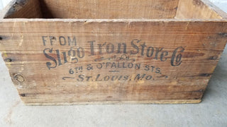 Rustic Wood Box 15x8x8 Sligo Iron Store St Louis Missouri