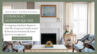 Moving? Downsizing? Consign at Jackson Square. Consigning at Jackson Square is easy! We accept previously owned and brand new furniture and home decor on consignment. Learn more