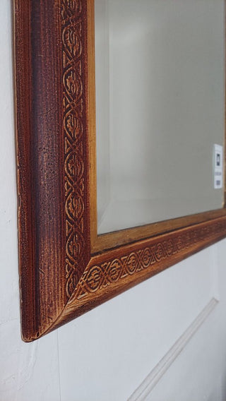 La Marche, custom designed wood and gold guild trim mirror - Price is Firm