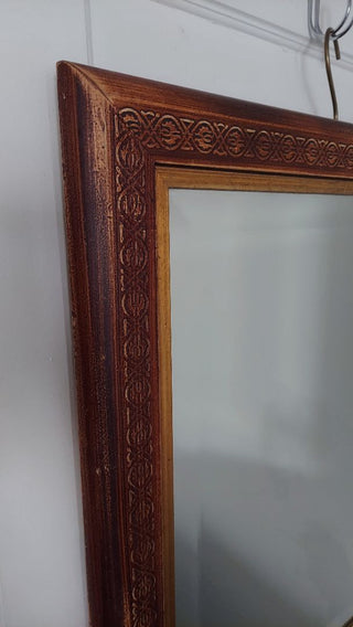 La Marche, custom designed wood and gold guild trim mirror - Price is Firm