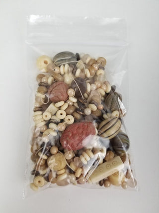 Bag of Beads Made of Shell Jewelry Making Crafting