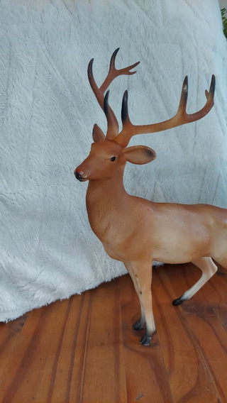 1970s Large Breyer 10pt Buck Deer Made in Hong Kong