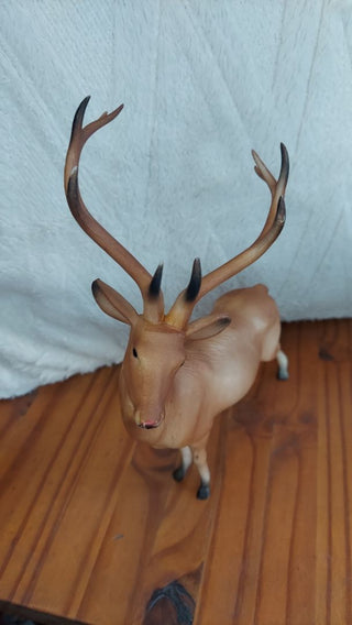 1970s Large Breyer 10pt Buck Deer Made in Hong Kong