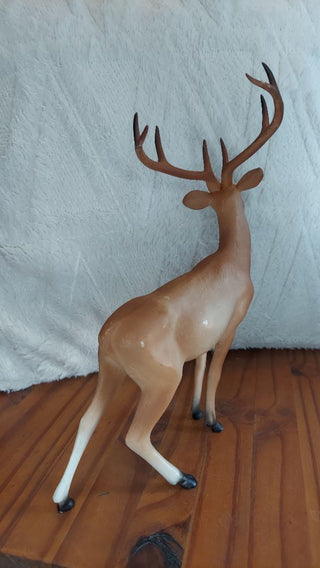 1970s Large Breyer 10pt Buck Deer Made in Hong Kong