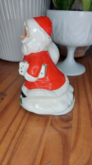 Midcentury Musical Santa By JOSEF Original - Japan music box by Sankyo