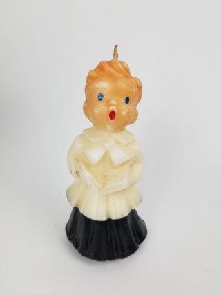 1940s Gurley Figural Candle Choir Boy 5"