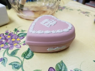 Wedgewood Pink Heart Proposal Ring Presentation Box