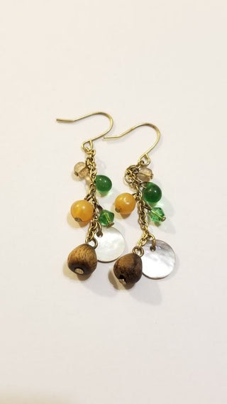 EB Beaded Hook Earrings for Beach Resort Cruise Tropical Vacation