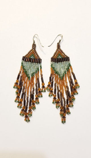 EB Loom Beaded Earrings